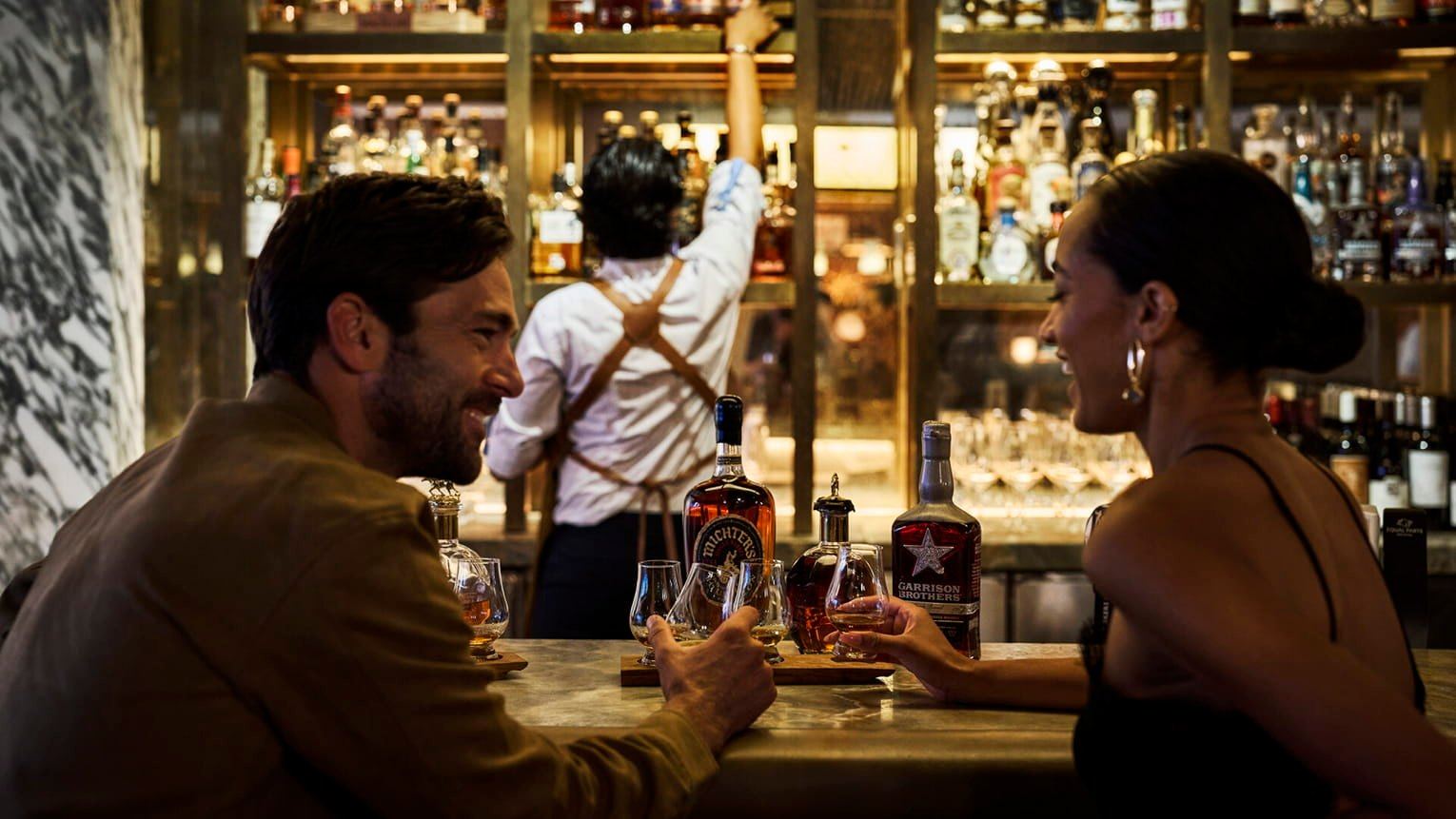 Evening at the hotel bar