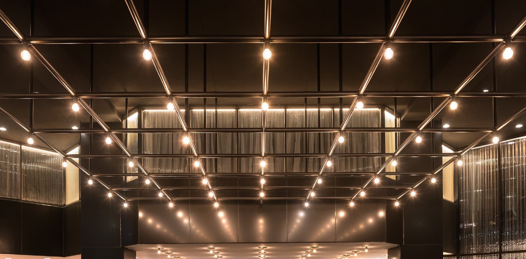 Event space under string lights